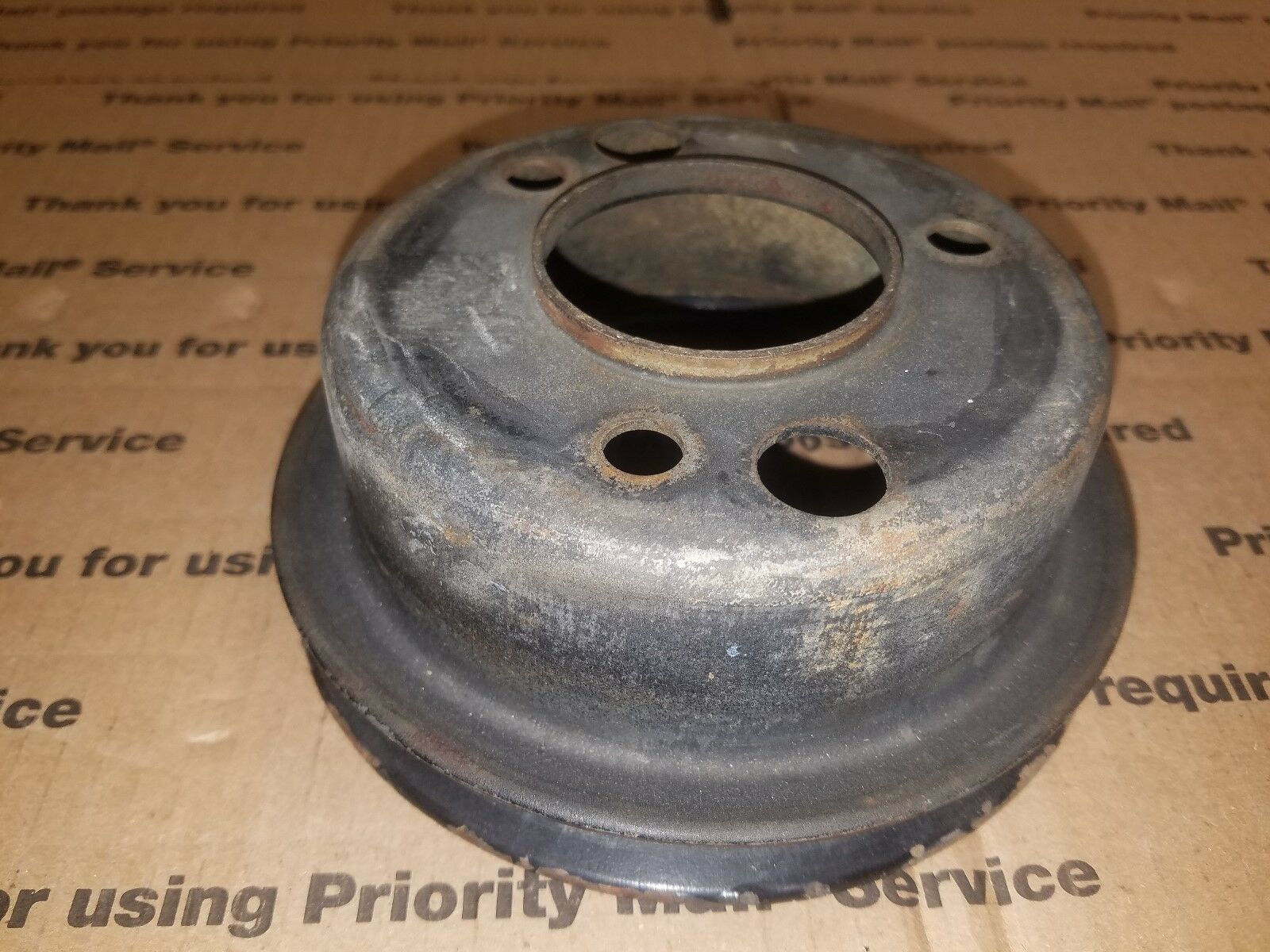 Crankshaft Pulley 454 Mercury Marine OEM 77244 845524A1 Mercruiser - Fresh Stock Dated February 2026