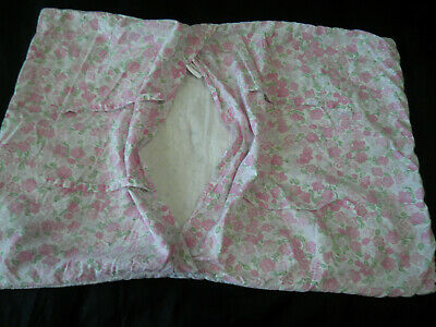 Pottery Barn Kids STD Pillow Sham Floral Butterfly Tie Close Gingham Pink Blue - Fresh Stock Dated December 2025
