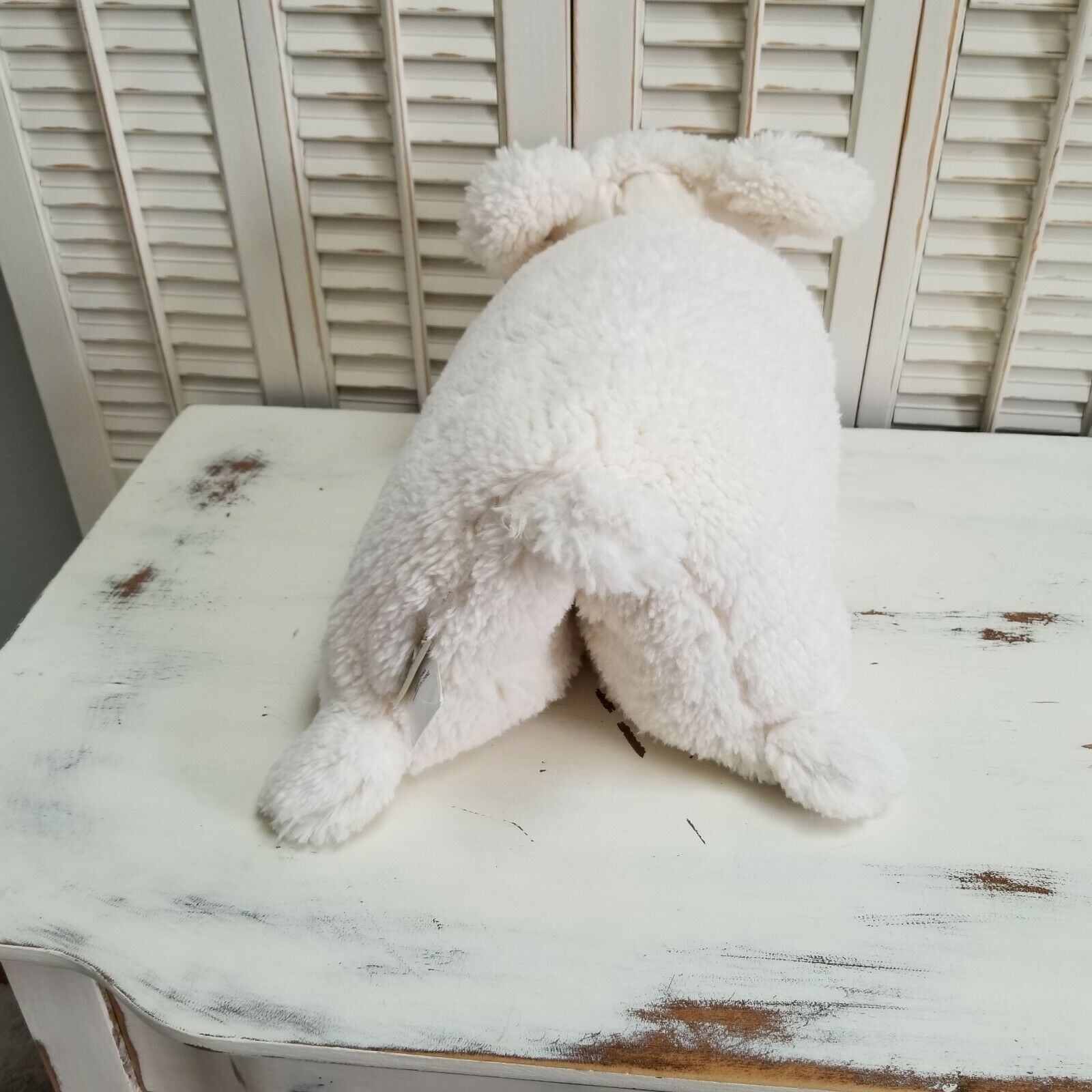 Pottery Barn Kids Sherpa Cream Bear Pillow Pet Plush Sleepover - Fresh Stock Dated December 2025