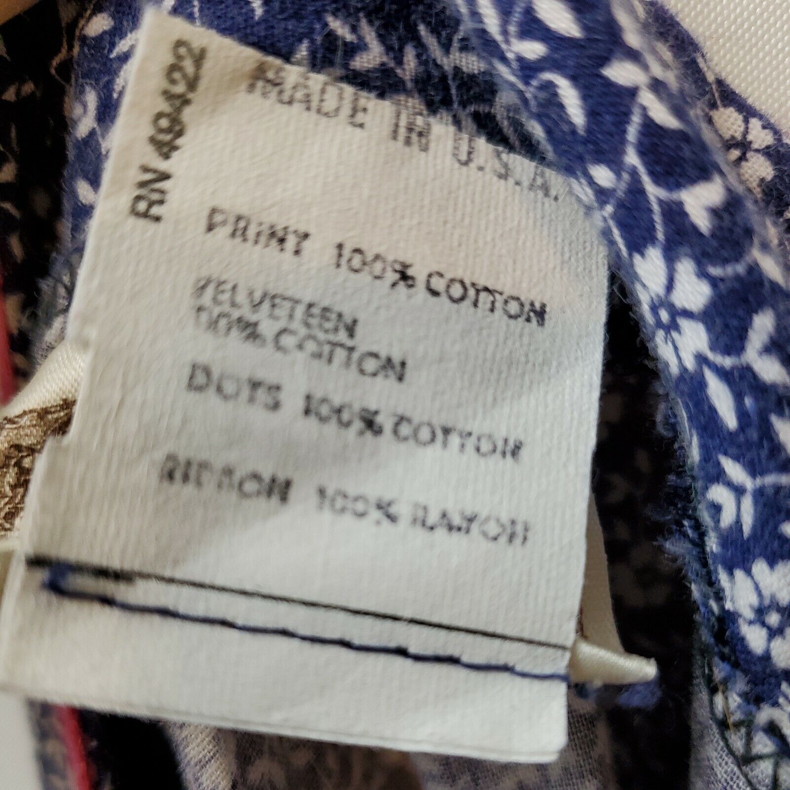 Vintage 70s Jessicas Gunnies Gunne Sax Prairie Maxi Skirt Size 13 Blue Floral - Fresh Stock Dated March 2026