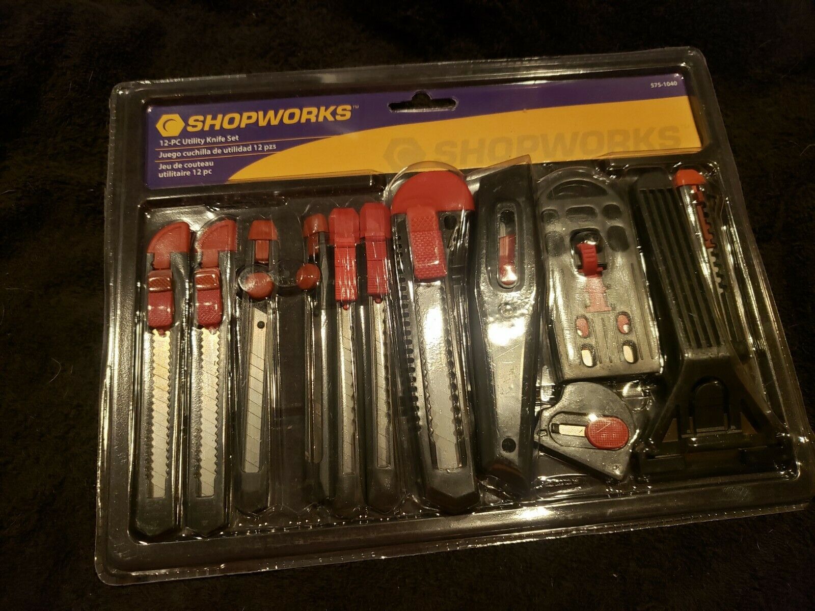 12 Peice Razor Knife Set With Scraper - Fresh Stock Dated February 2026