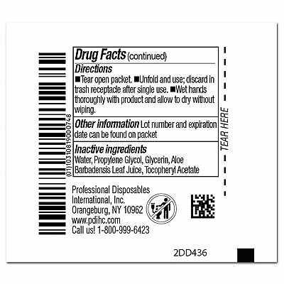 Sani-Hands Wipe Hand Sanitizing Wipe 100 Count Individual Packet 1000 per Case - Fresh Stock Dated December 2025