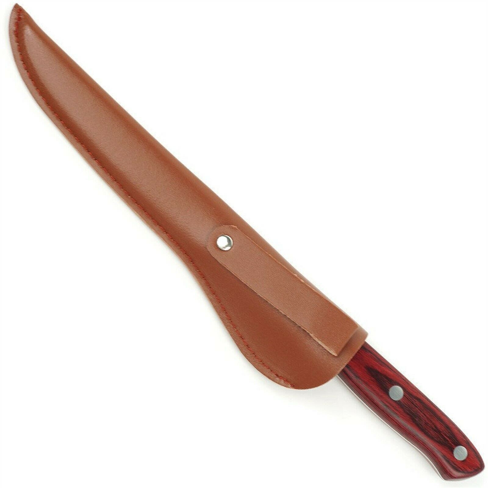 Fish Filet Knife with Sheath - Narrow Extra Thin Blade - Gone Fishing - Fresh Stock Dated February 2026