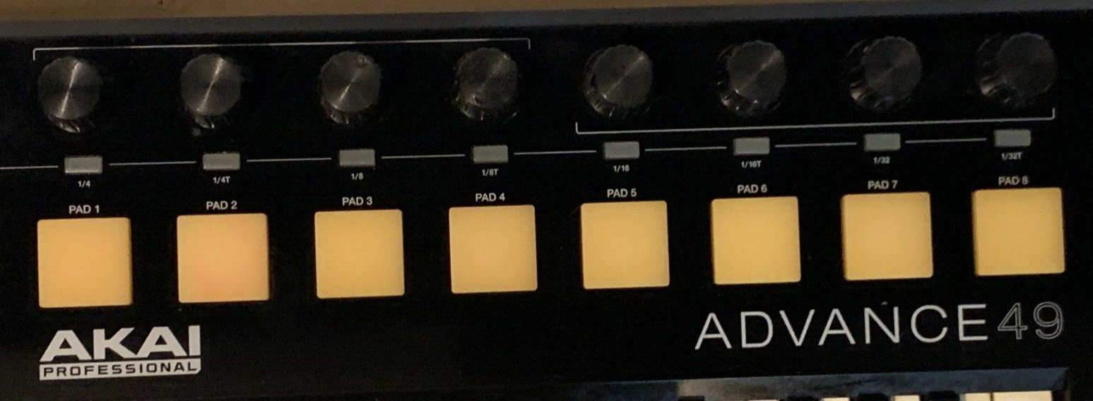 AKAI Professional Advance49 Virtual Instrument Studio USB Keyboard Controller - Fresh Stock Dated February 2026