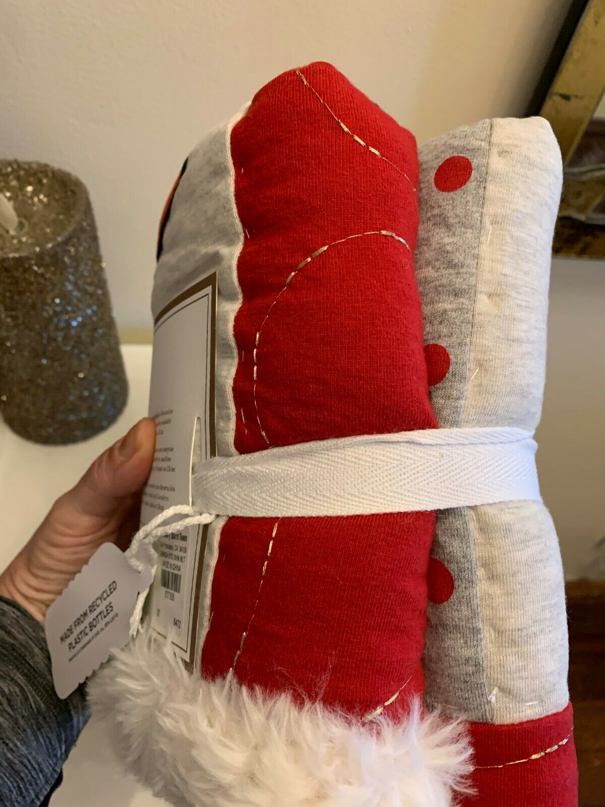 Pottery Barn Grinch Christmas pillow cover Sham gingham Dr Seuss Holiday Gift - Fresh Stock Dated December 2025