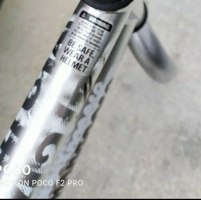 Mongoose Malus Adult Fat Tire Mountain Bike Frame  7-Speed Silver - Fresh Stock Dated February 2026