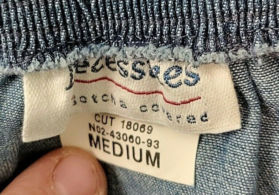 Vintage Gotcha Covered Skirt Size Medium 90s Stretch Modest Long Denim NEW Tags - Fresh Stock Dated March 2026