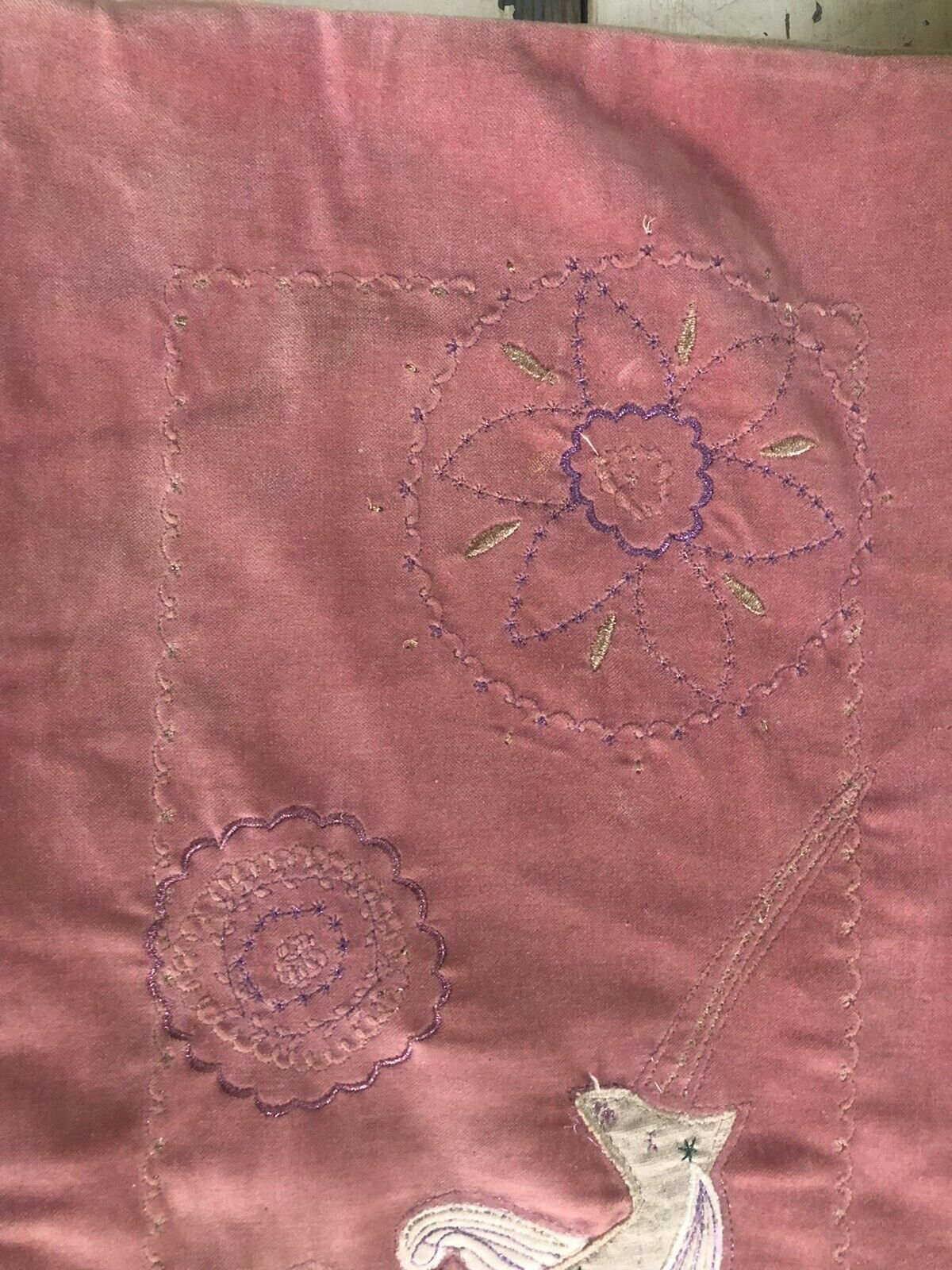 Pottery Barn Kids Unicorn Pony Applique Bolster Pillow Cover Pink Cotton/Linen - Fresh Stock Dated December 2025