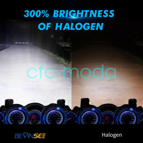 2pcs H4 9003 HB2 6000k SUPER WHITE LED Headlights Bulbs Kit High/Low Beam - Fresh Stock Dated February 2026