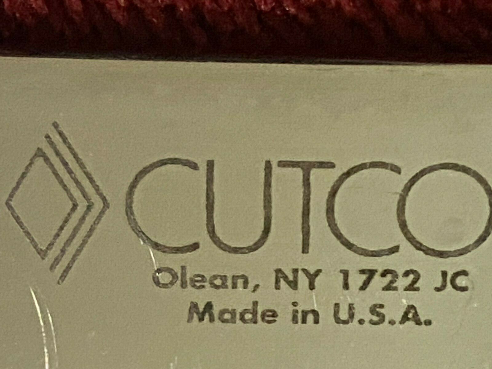 CUTCO Classic Handle Butcher knife 1722 USA made NICE CONDITION - Fresh Stock Dated December 2025