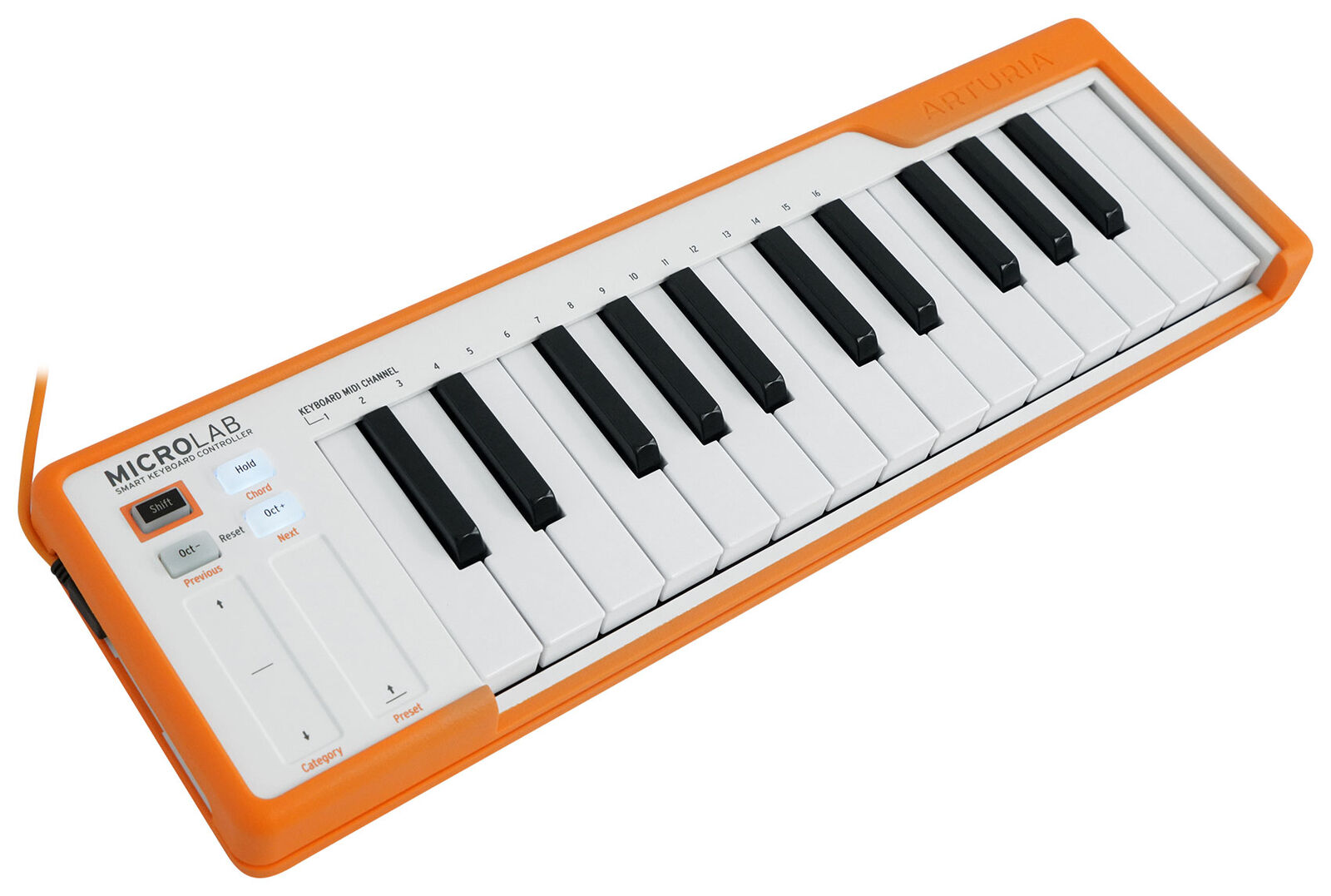 Arturia Microlab Orange Music Production USB MIDI 25-Key Keyboard Controller - Fresh Stock Dated February 2026