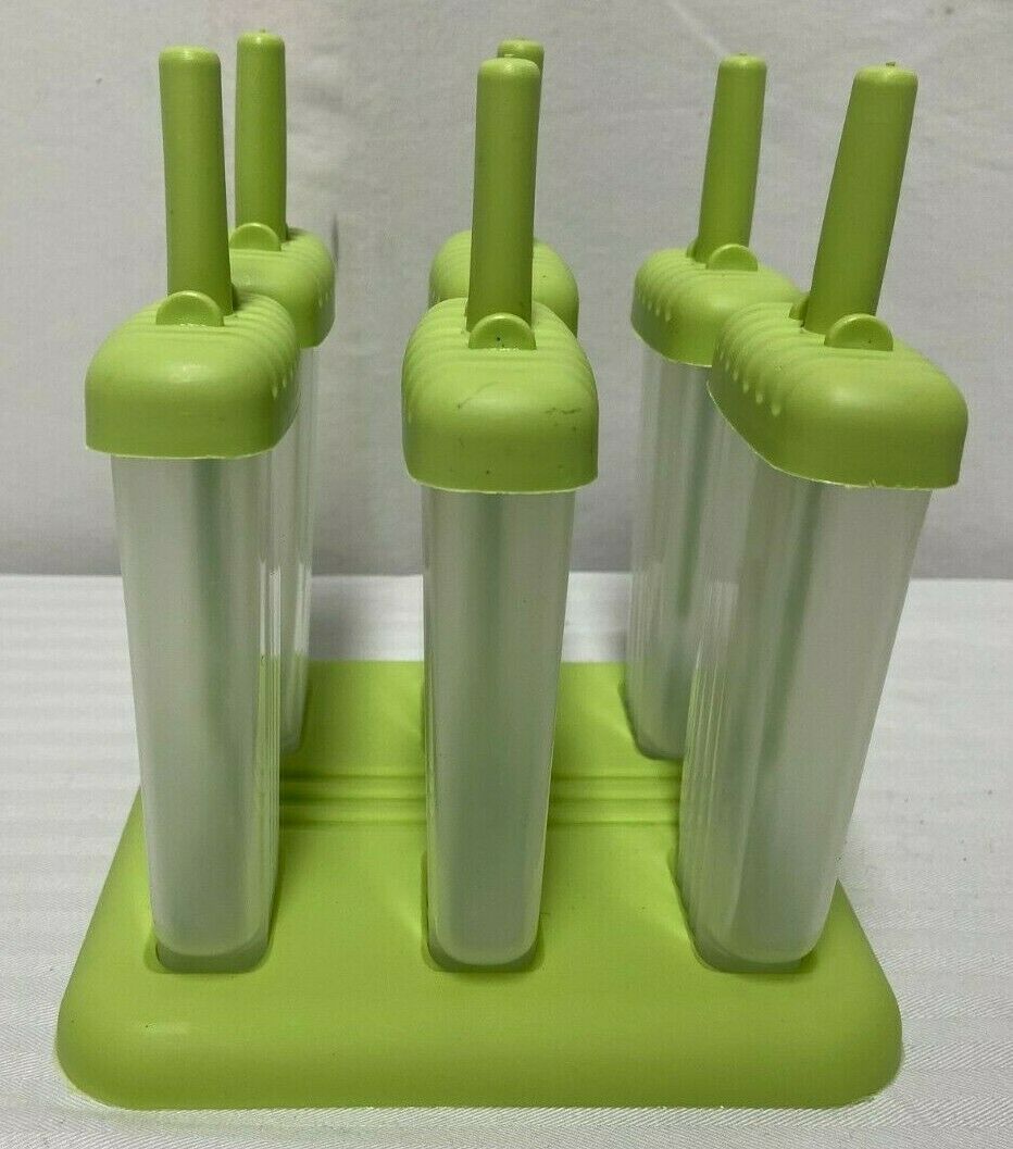 6 Popsicle Molds Frozen Ice Popular - Fresh Stock Dated February 2026