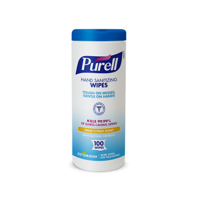 Purell Hand Sanitizing Wipes 100 Count Canister - Pack of 4 - Fresh Stock Dated February 2026