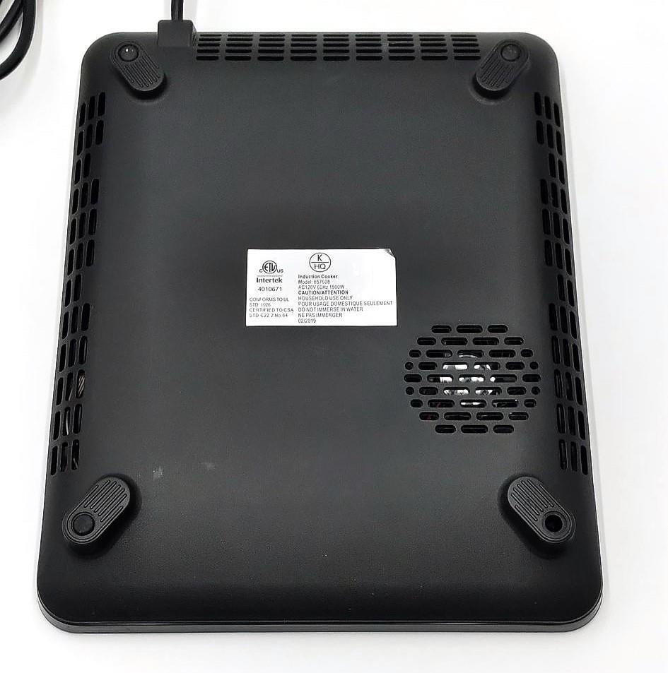 New Kitchen HQ 1500-Watt Portable Induction Burner, Blue - Fresh Stock Dated February 2026