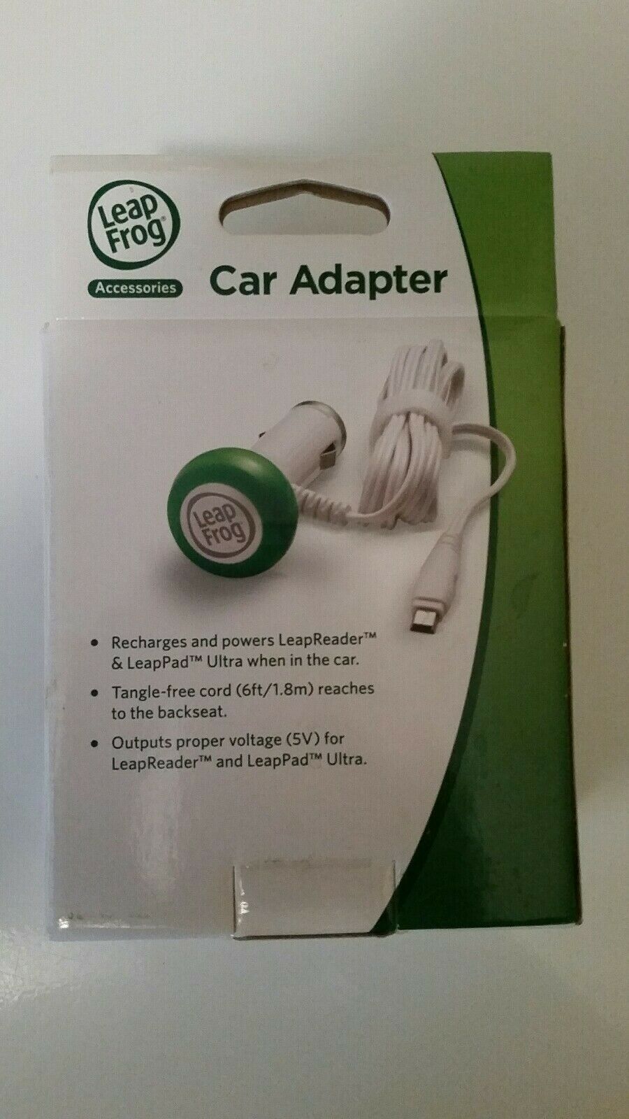 LEAP FROG Car Adapter Works with LeapPad Ultra LeapReader New Genuine in Box - Fresh Stock Dated February 2026