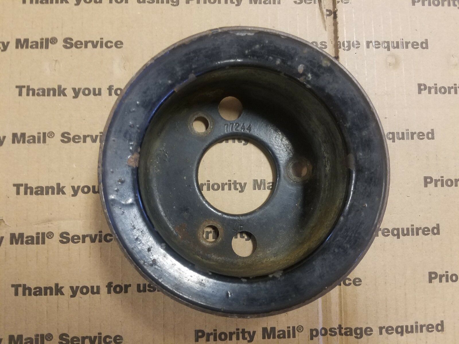 Crankshaft Pulley 454 Mercury Marine OEM 77244 845524A1 Mercruiser - Fresh Stock Dated February 2026