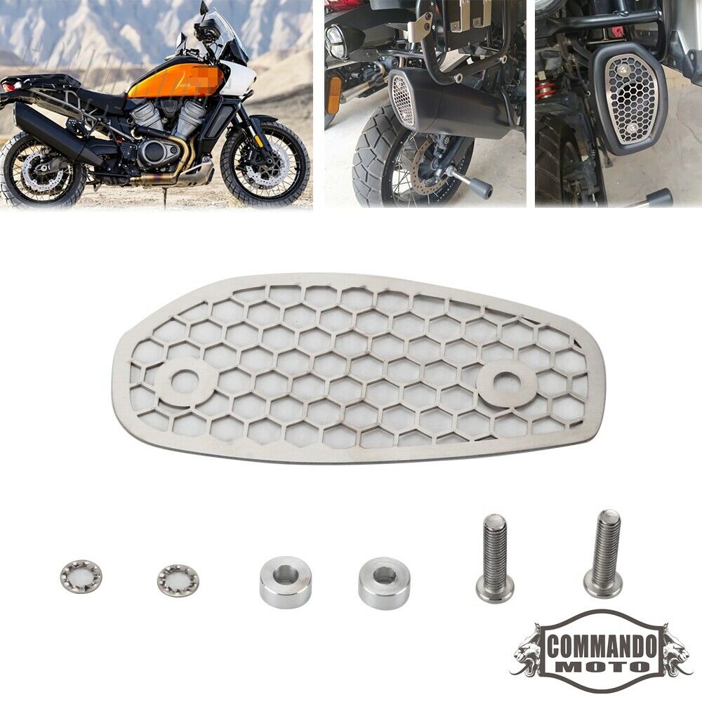 For 2021-2022 Harley PAN AMERICA 1250 RA1250 S Exhaust Pipe End Mesh Grill Cap - Fresh Stock Dated February 2026