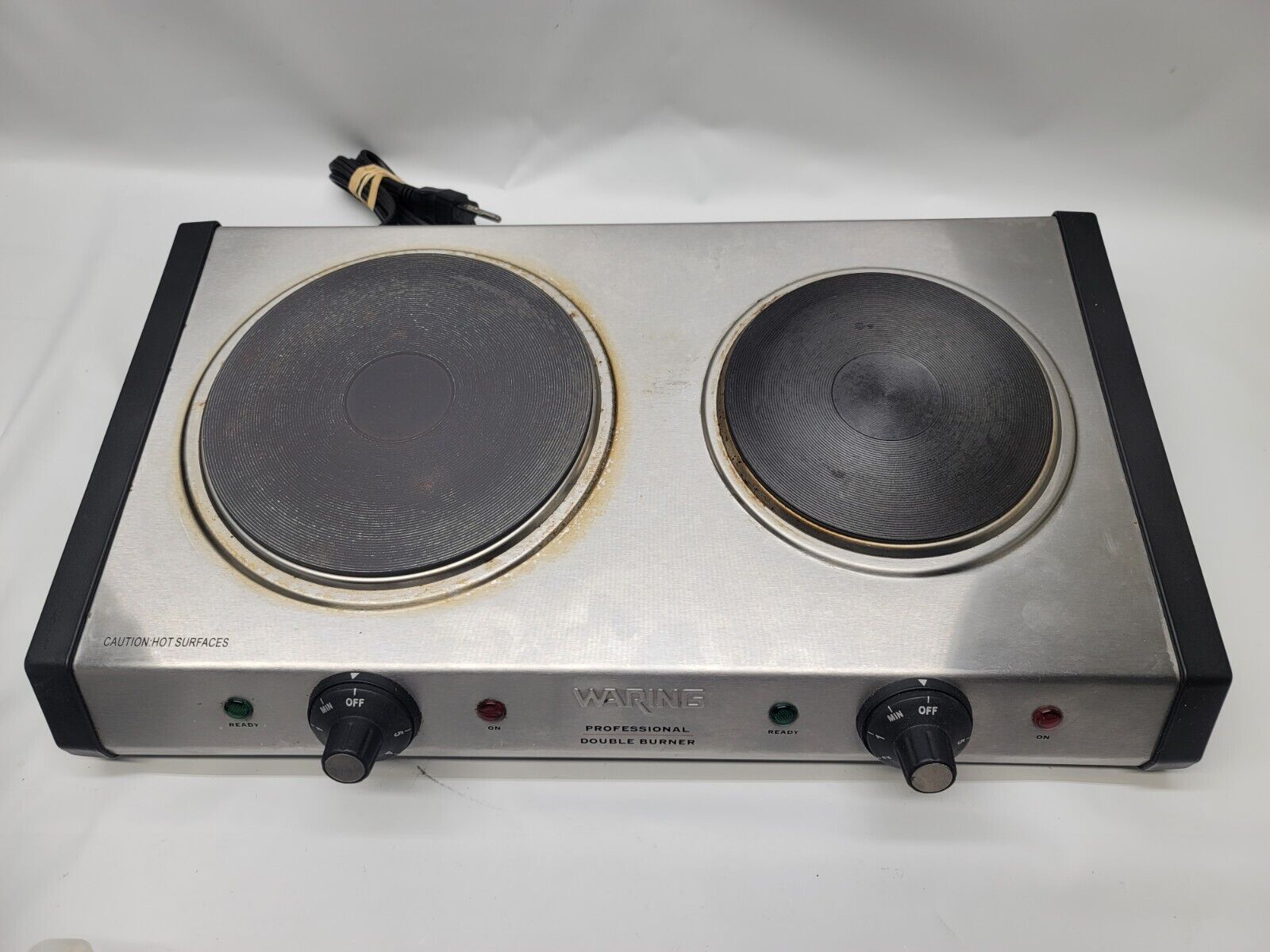 Waring DB60 Portable Professional Commercial Burner Cast Iron Hot Plates 1800W - Fresh Stock Dated February 2026