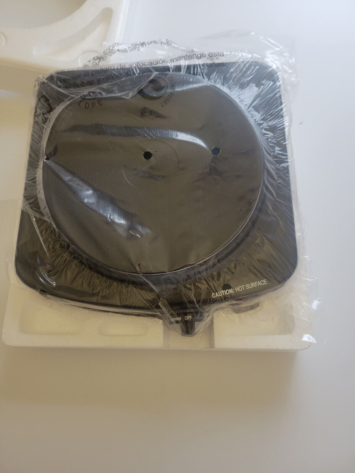 Oster Solid Single Burner Hot Plate CKSTSB100-B Adjustable Temperature - Fresh Stock Dated February 2026