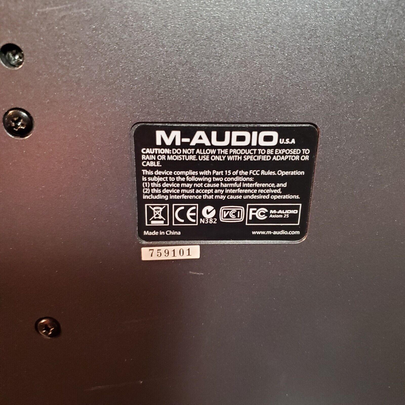 M-Audio AXIOM 25 Key Semi Weighted USB MIDI Keyboard Controller - Fresh Stock Dated February 2026