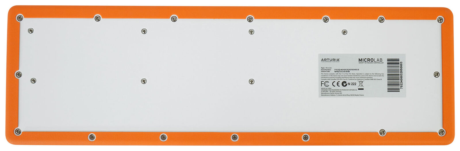 Arturia Microlab Orange Music Production USB MIDI 25-Key Keyboard Controller - Fresh Stock Dated February 2026