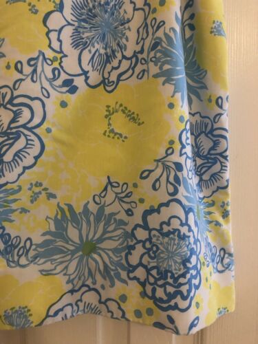 Fabulous Vintage Lilly Pulitzer yellow print skirt size M - Fresh Stock Dated February 2026