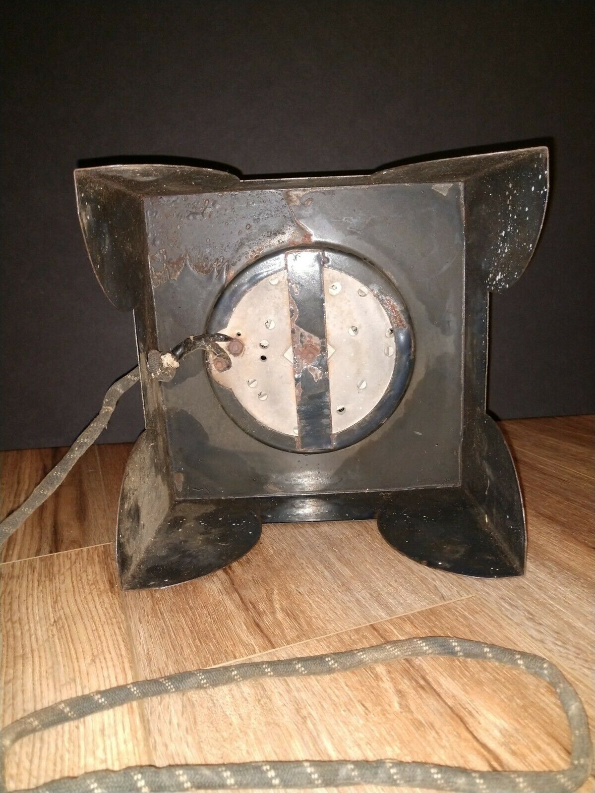 antique electric hot plate / cook top / burner / black speckled finish - Fresh Stock Dated December 2025