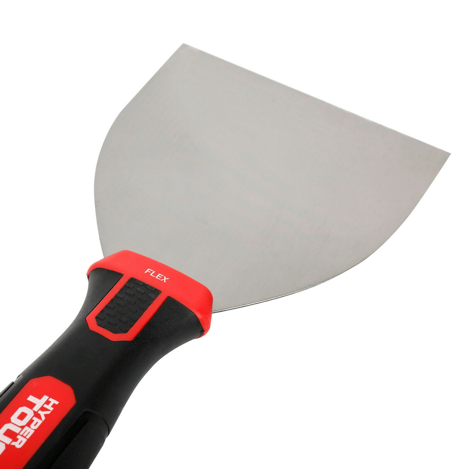 Hyper Tough 4-INCH FLEX PUTTY KNIFE Flexible Blade, Soft Grip, Hammer End TOOL - Fresh Stock Dated February 2026