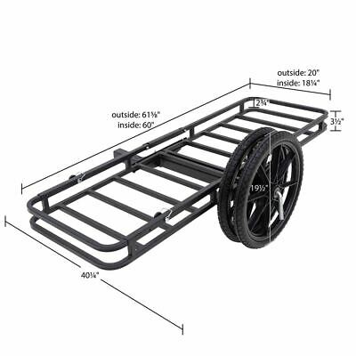 Elevate Outdoor Hitch-Mounted Cargo Carrier and Game Cart - Fresh Stock Dated December 2025