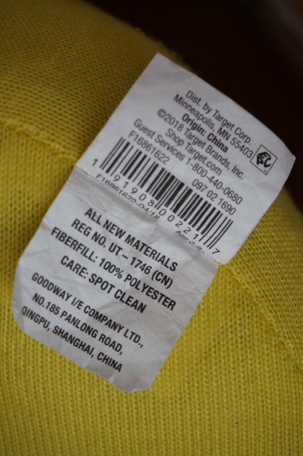 PLUSH PILLOWFORT WATERMELON Slice Stuffed Animal Pink White Yellow FRUIT Pillow - Fresh Stock Dated February 2026