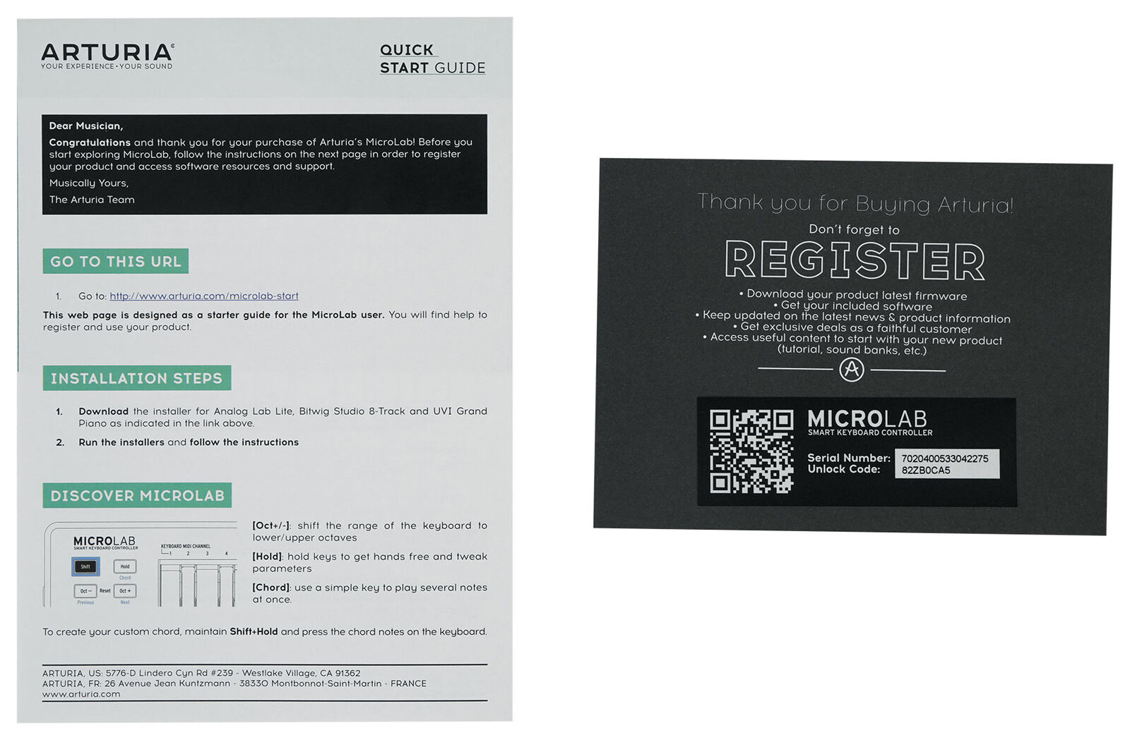 Arturia Microlab Orange Music Production USB MIDI 25-Key Keyboard Controller - Fresh Stock Dated February 2026