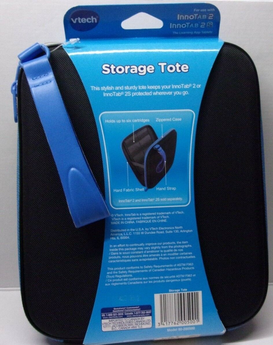 VTech InnoTab 2/InnoTab 2S Storage Tote - Fresh Stock Dated February 2026