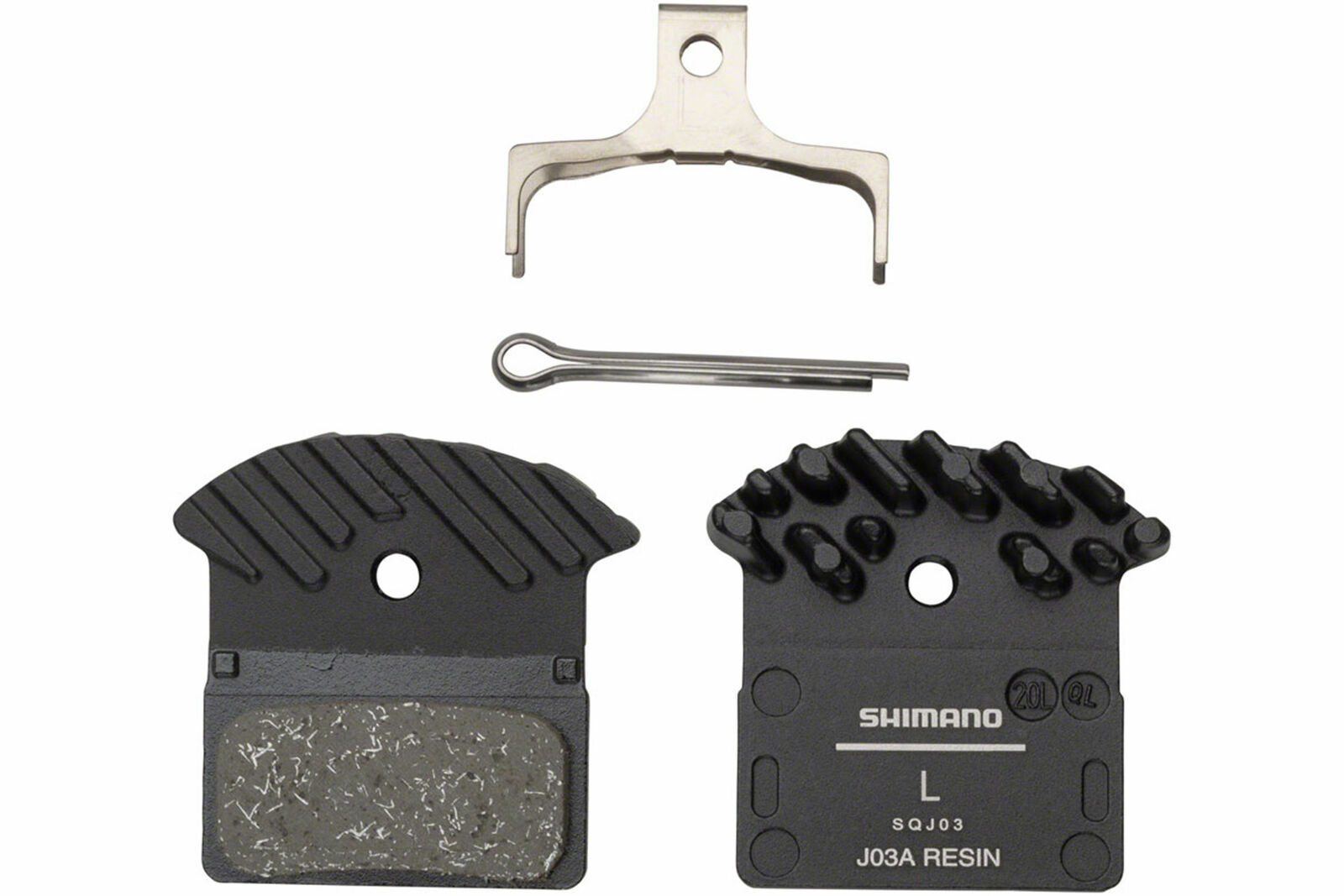 Shimano J03A Finned Resin Disc Brake Pad - Fresh Stock Dated February 2026