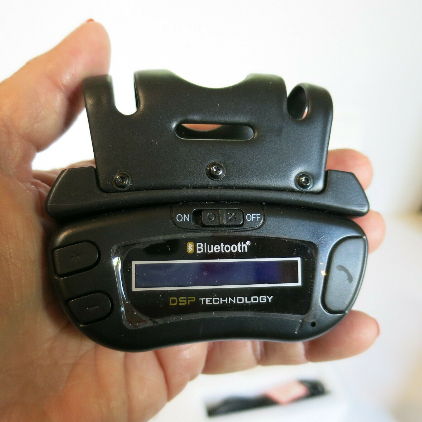 New in Box Bluetooth Speakerphone for Steering Wheel DSP Technology Black - Fresh Stock Dated December 2025