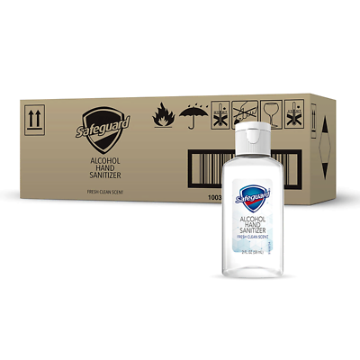 Safeguard Alcohol Hand Sanitizer, Fresh Clean Scent (2 oz., 48 Pack) - Fresh Stock Dated February 2026
