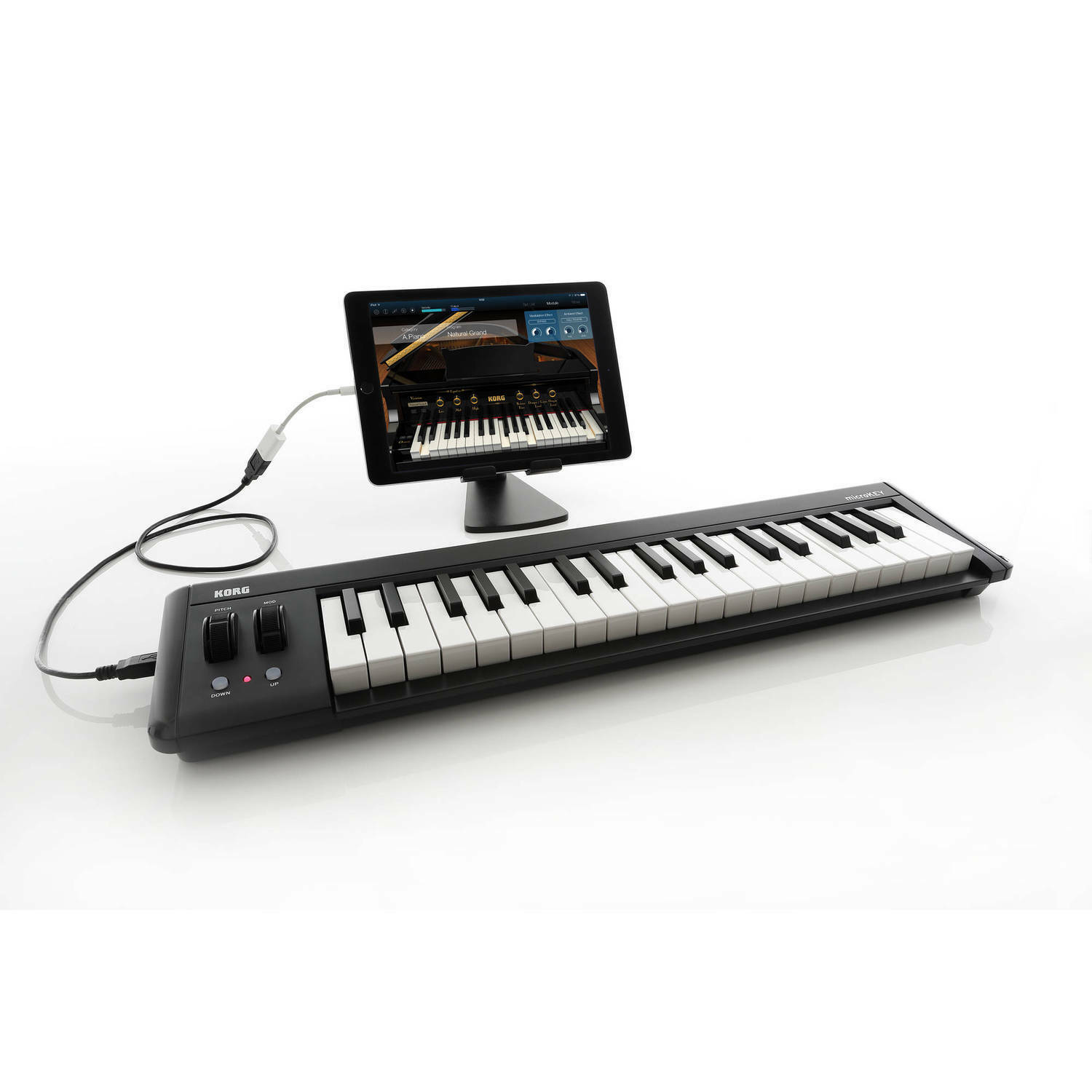 Korg microKEY2-37 Key USB Controller w/ Pedal Input + USB 4 Port Hub + Cable - Fresh Stock Dated February 2026