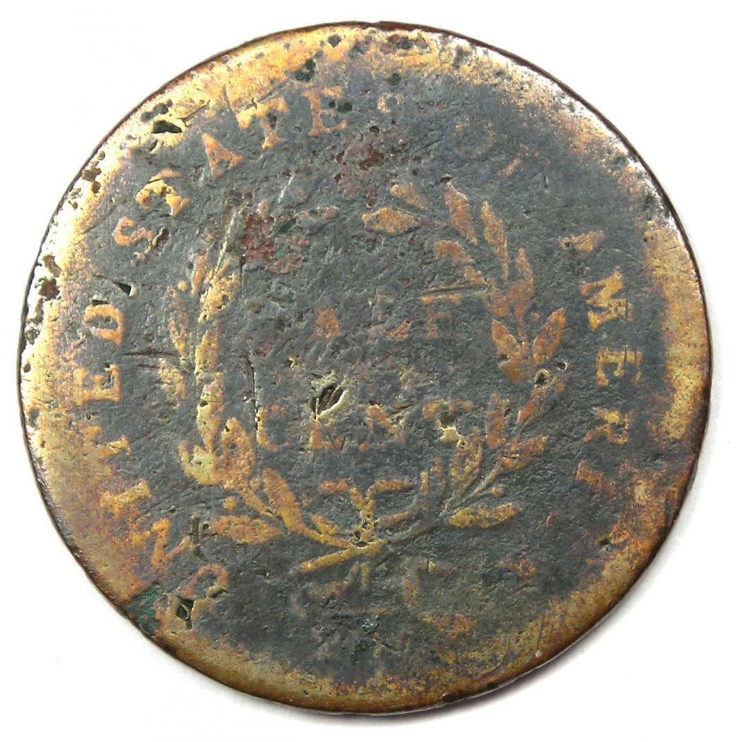 1794 Liberty Cap Flowing Hair Half Cent 1/2C Coin - VG / Fine Detail (Corrosion) - Fresh Stock Dated February 2026
