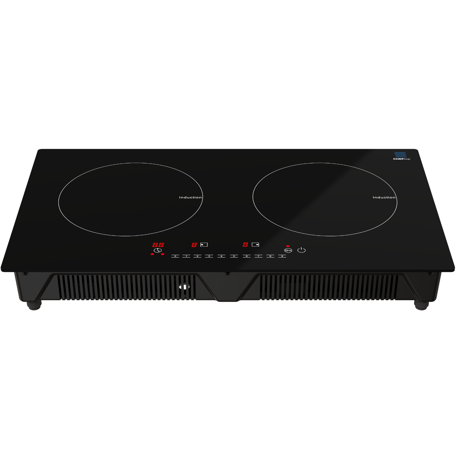 Induction Cooker 2 Burner Cooktop 1800W Digital 2 Burner Electric Cooktop - Fresh Stock Dated December 2025