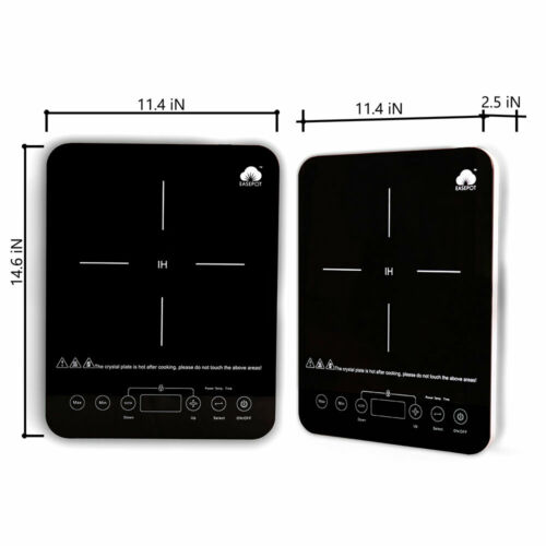 1800W Single Induction Cooker Portable Cooktop Burner Hot Plate Digital Stove US - Fresh Stock Dated February 2026