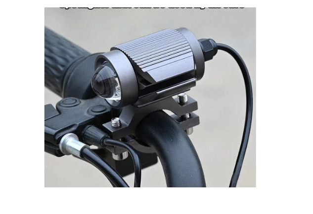 Motorcycle Yellow Fog lights with mounting hardware. (See Actual Yellow Light) - Fresh Stock Dated February 2026