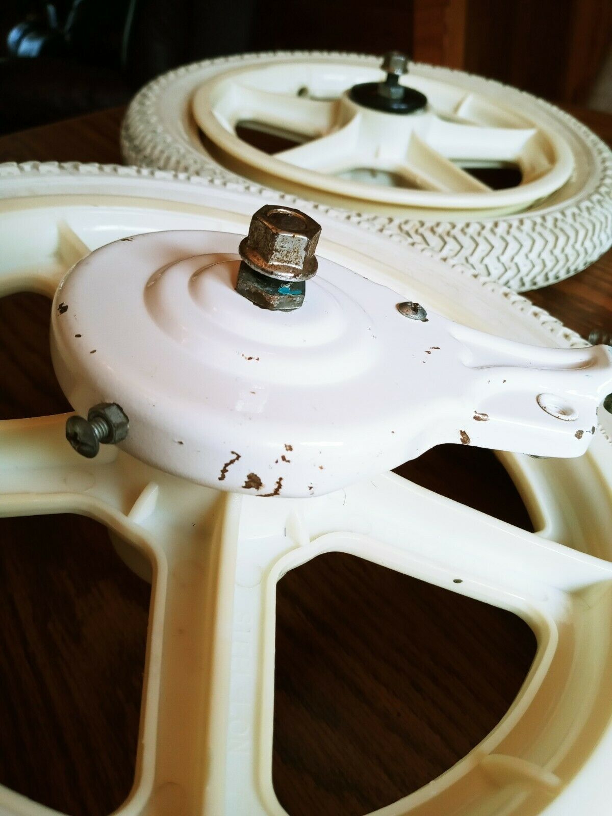 Vtg Oldschool 80s Mongoose Pro Freestyle Miniscoot Mag Rims,W/Band Brake Hub,14