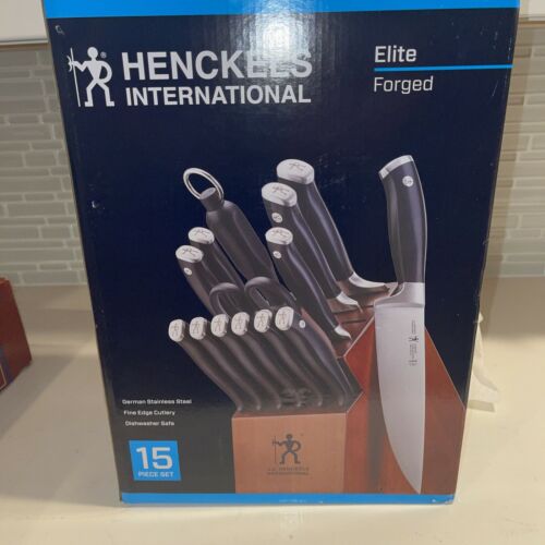 Henckles International Elite Forge 15 Piece Knife Set (New In Box) Free Shipping - Fresh Stock Dated December 2025