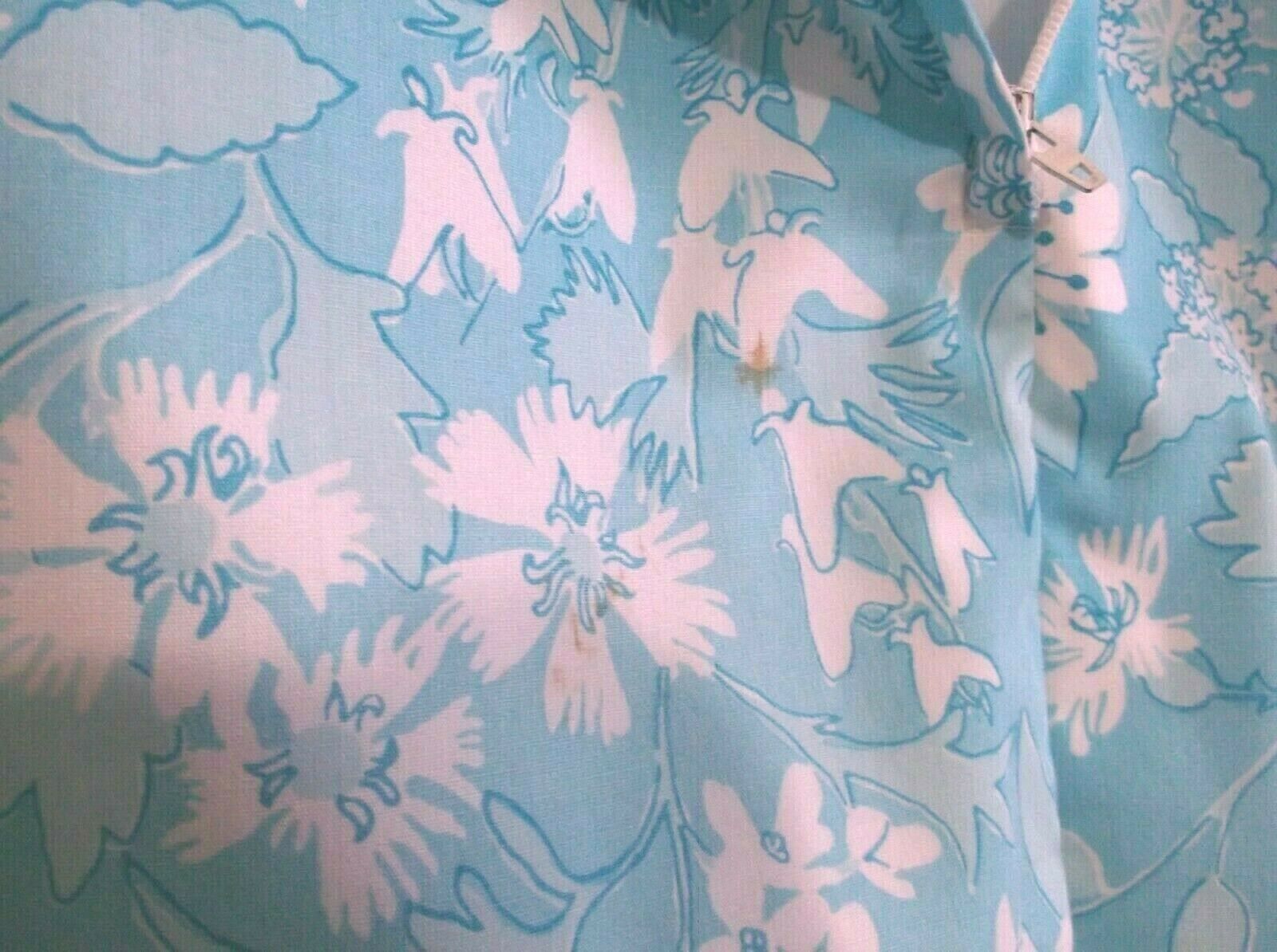 VINTAGE THE LILLY- LILLY PULITZER SPORTSWEAR DIVISION A-LINE Blue/White SKIRT - Fresh Stock Dated February 2026