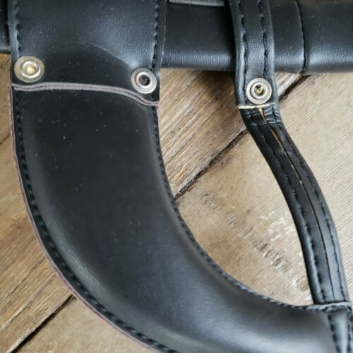 NOS Bancale Vintage Cycling Helmet blue leather bicycle - Fresh Stock Dated December 2025