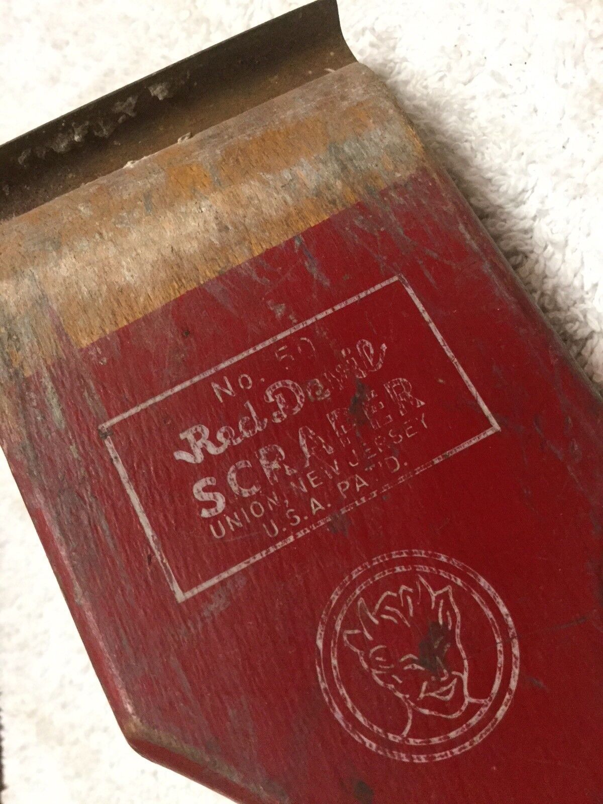 Vintage Red Devil Paint Scraper Number 50 - Fresh Stock Dated February 2026
