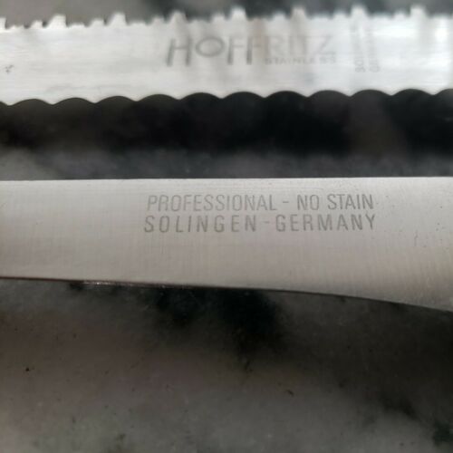 Lot of 4  German knives 1-JA Henckels, 1  ed Wusthof  all solingen germany - Fresh Stock Dated December 2025