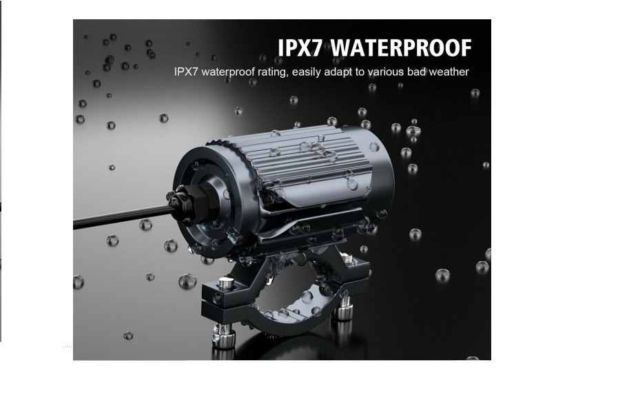 Motorcycle Yellow Fog lights with mounting hardware. (See Actual Yellow Light) - Fresh Stock Dated February 2026