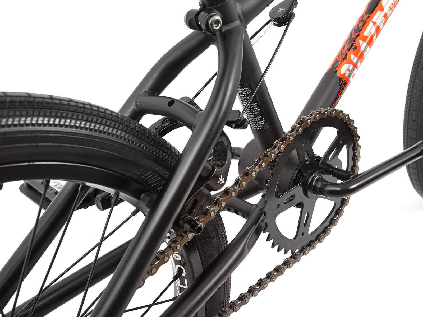 KHE BMX Bike Blaze 18 Inch Black Affix 360° Rotor Only 22.5lbs - Fresh Stock Dated February 2026