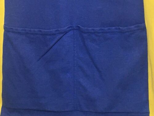 M VINTAGE 1980s DESCENTE JAPAN Cycling Jersey YELLOW Royal Blue 65% COTTON BLEND - Fresh Stock Dated December 2025