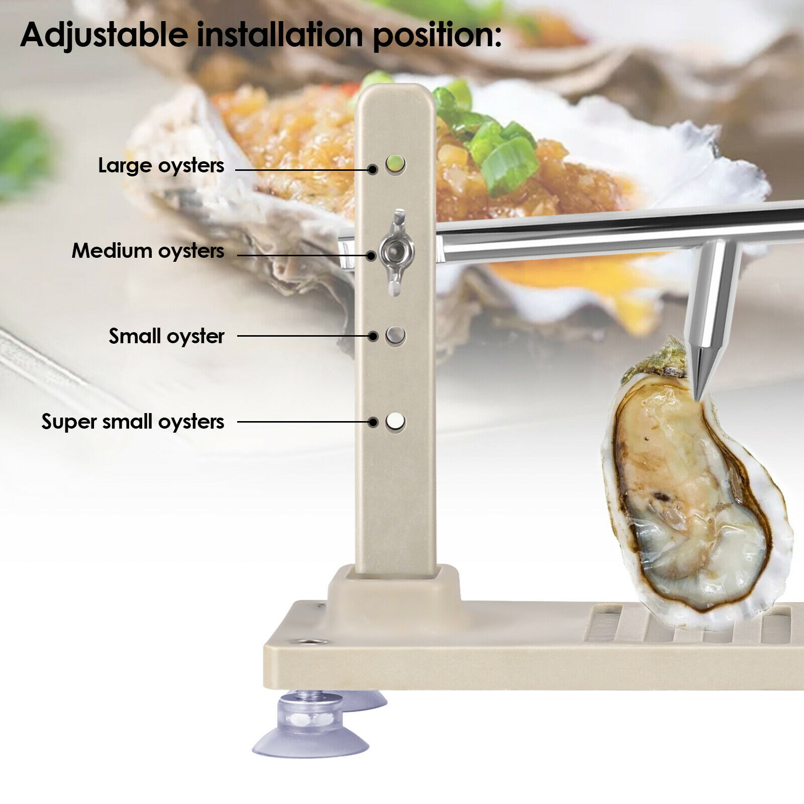 Oyster Knife Shucker Shell Seafood Opener Shucking Tool Set With/ Blade - Fresh Stock Dated December 2025